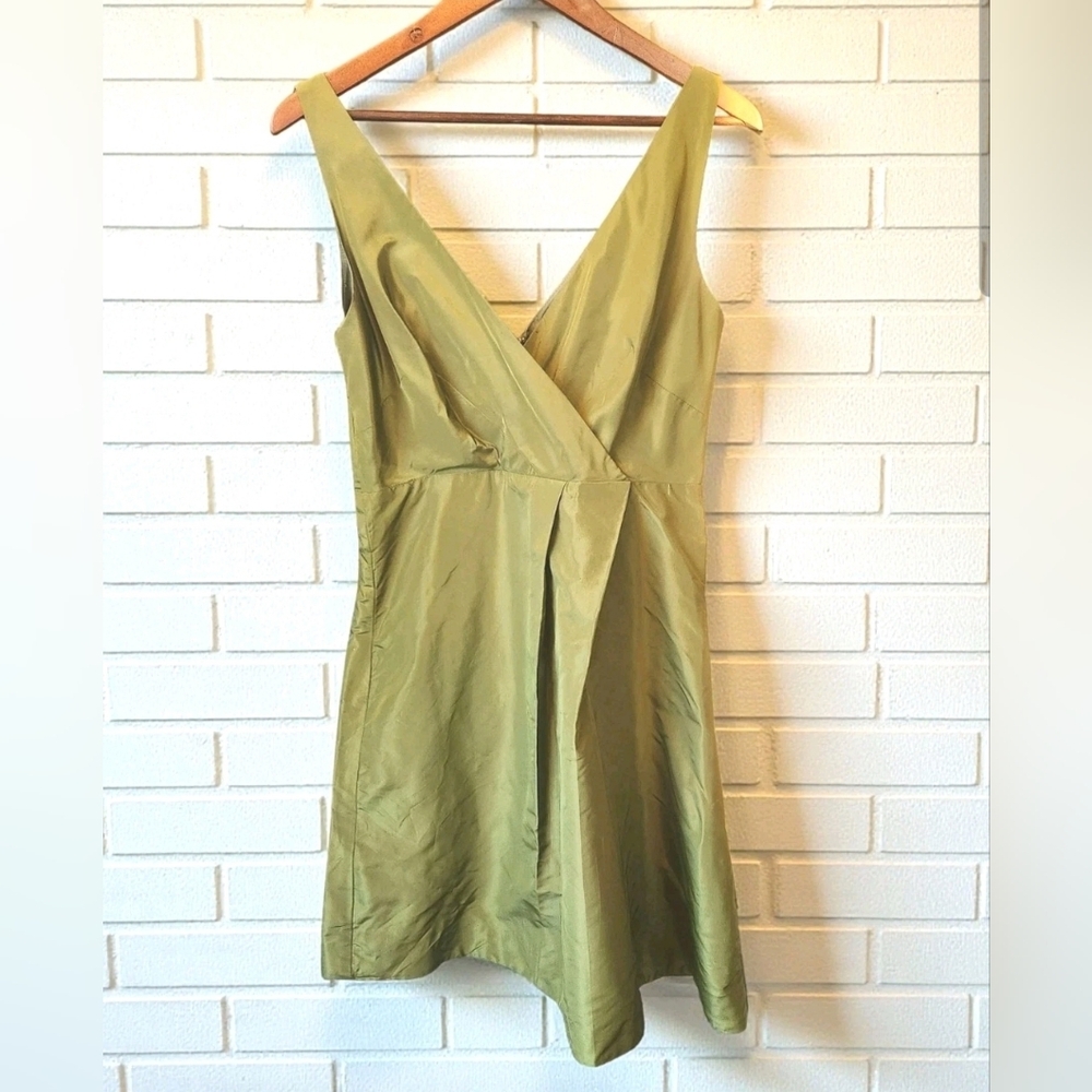 J. Crew Olive Green Mini Dress
